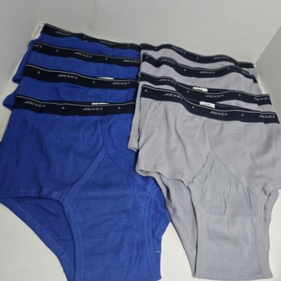 Jockey Men's Classic Classic Brief 8 Pack Size 36 RN 61683 NEW No Package Cotton - Picture 1 of 11